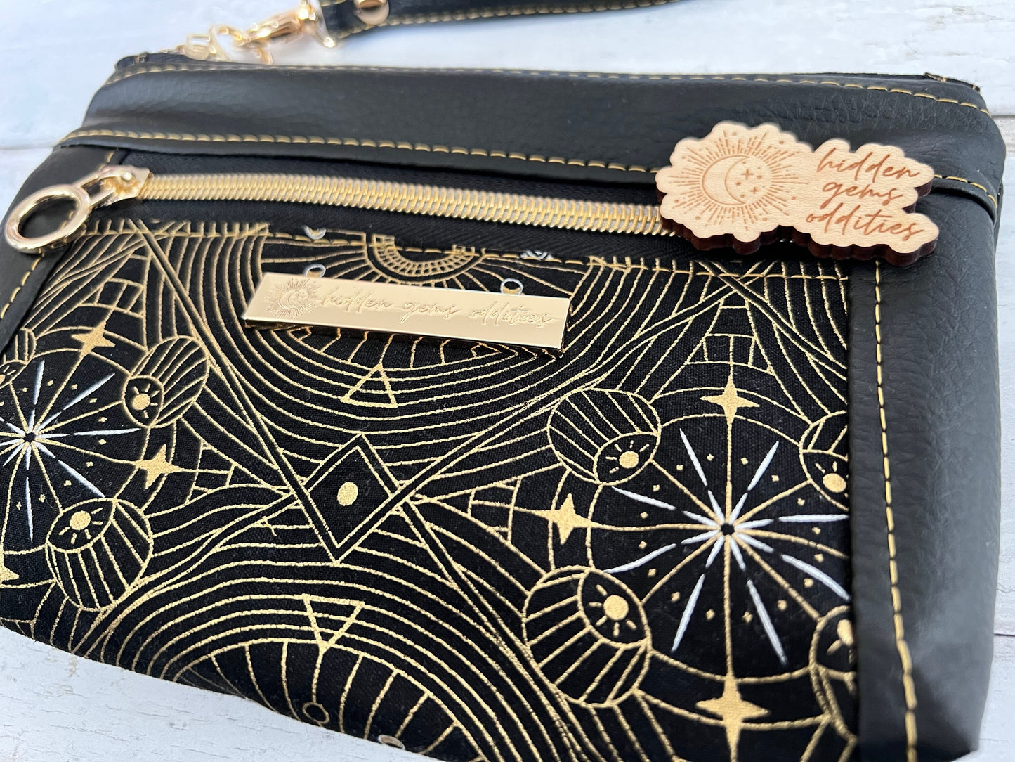 Make up Bag, Pencil Case, Toiletry Holder, Cosmetics Zip Pouch, Wristlet, Gifts for Vegans, Gift for witches, Back to school, bullet journal