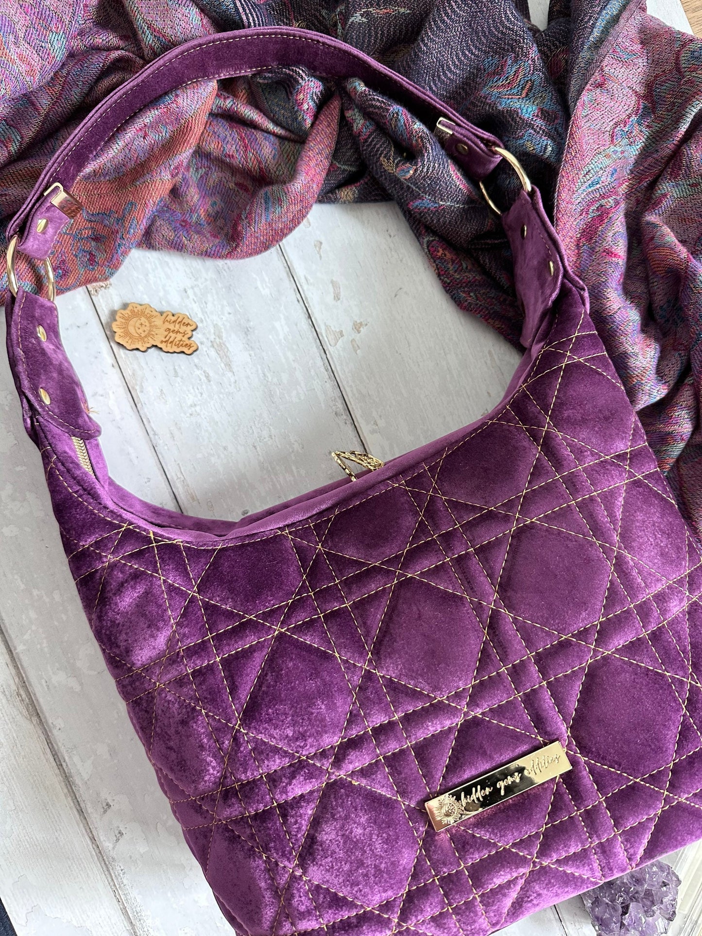 Quilted shoulder bag, velvet handbag, medium shoulder bag, fancy handbag, classic handbag, Victorian handbag, quilted bag, party handbag