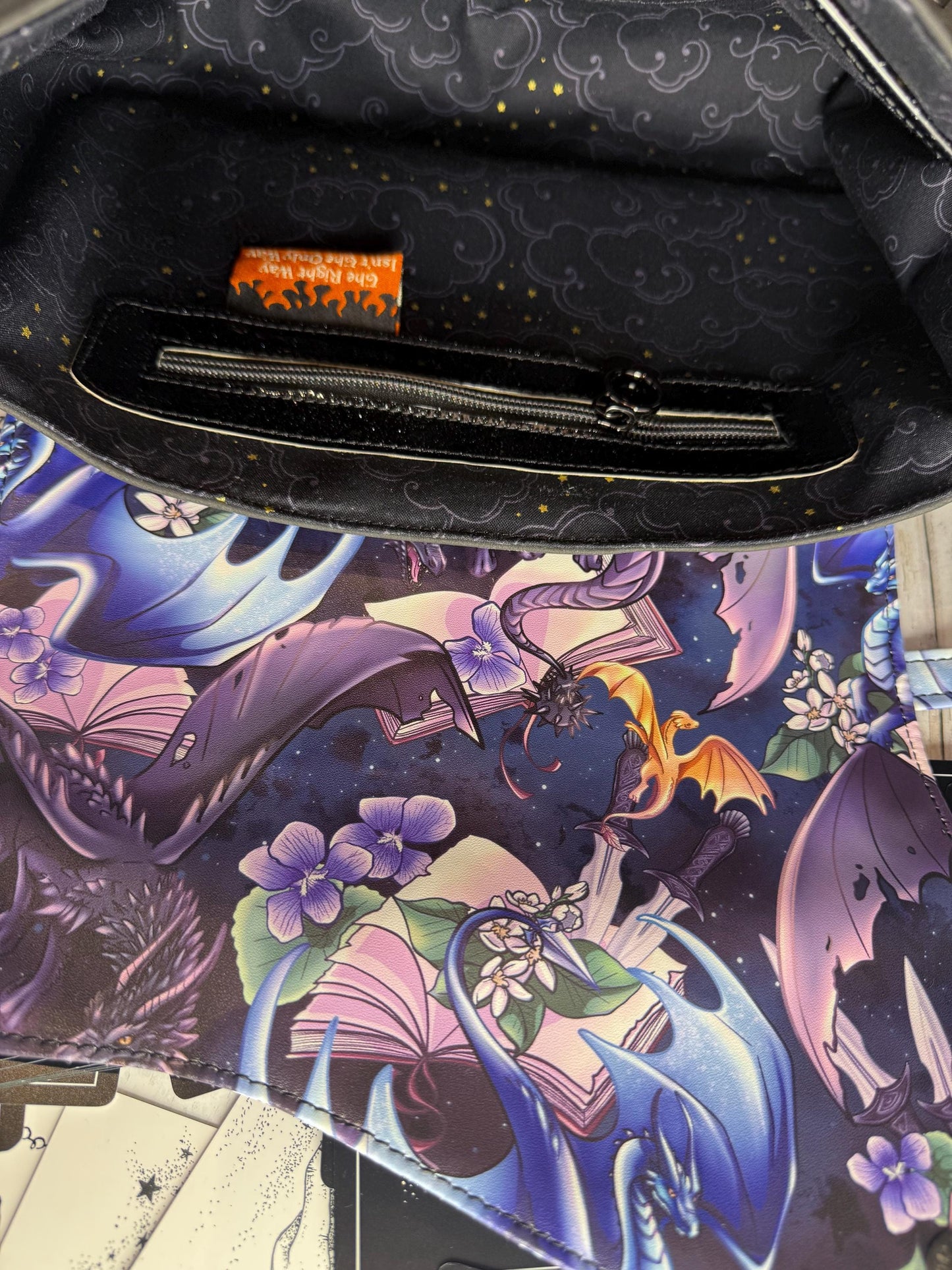 Fourth Wing Bag, Fourth Wing Crossbody Bag, Dragon Bag, Booktok merch, book lover gifts, smut merch, black shoulder bag, medium shoulder bag