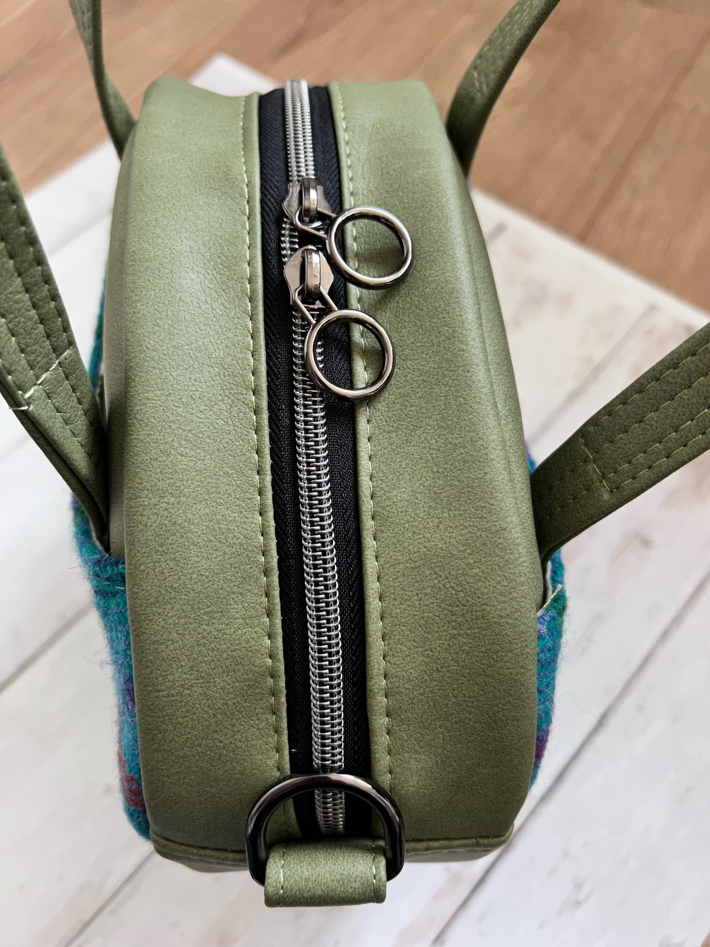 Harris Tweed Bag, Scottish Gifts, Circle Bag, Outlander Gifts, Tartan handbag, crossbody bag womens, handbag women, Scottish gift