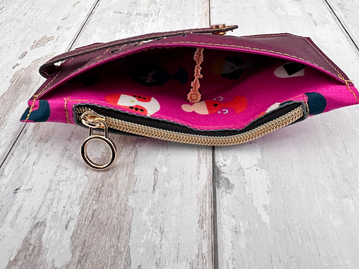 Slim vegan wallet, credit card wallet, coin purse, purse pal, credit card wallet, minimalist wallet, feminist gift, teen girl gift