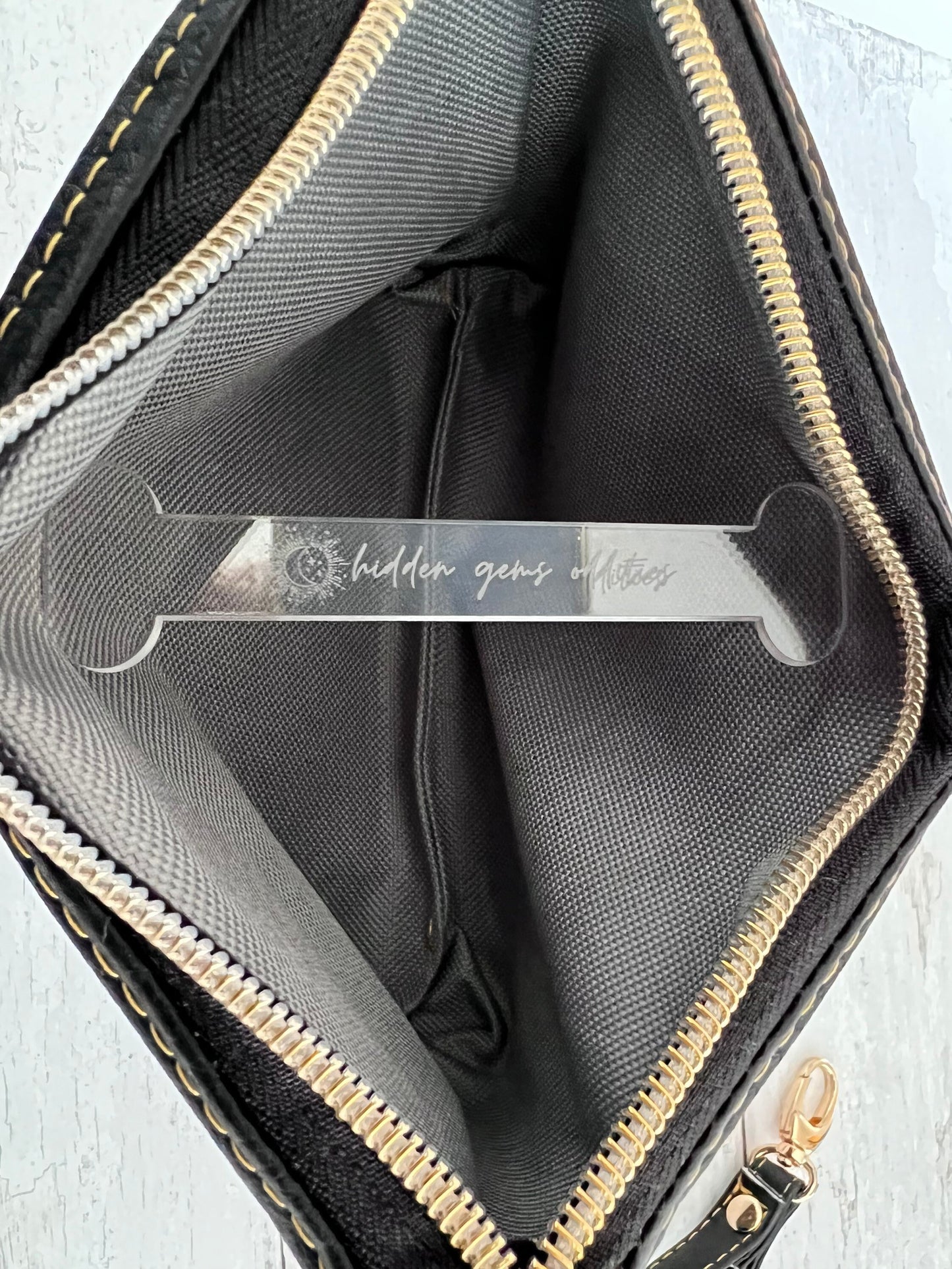 Make up Bag, Pencil Case, Toiletry Holder, Cosmetics Zip Pouch, Wristlet, Gifts for Vegans, Gift for witches, Back to school, bullet journal