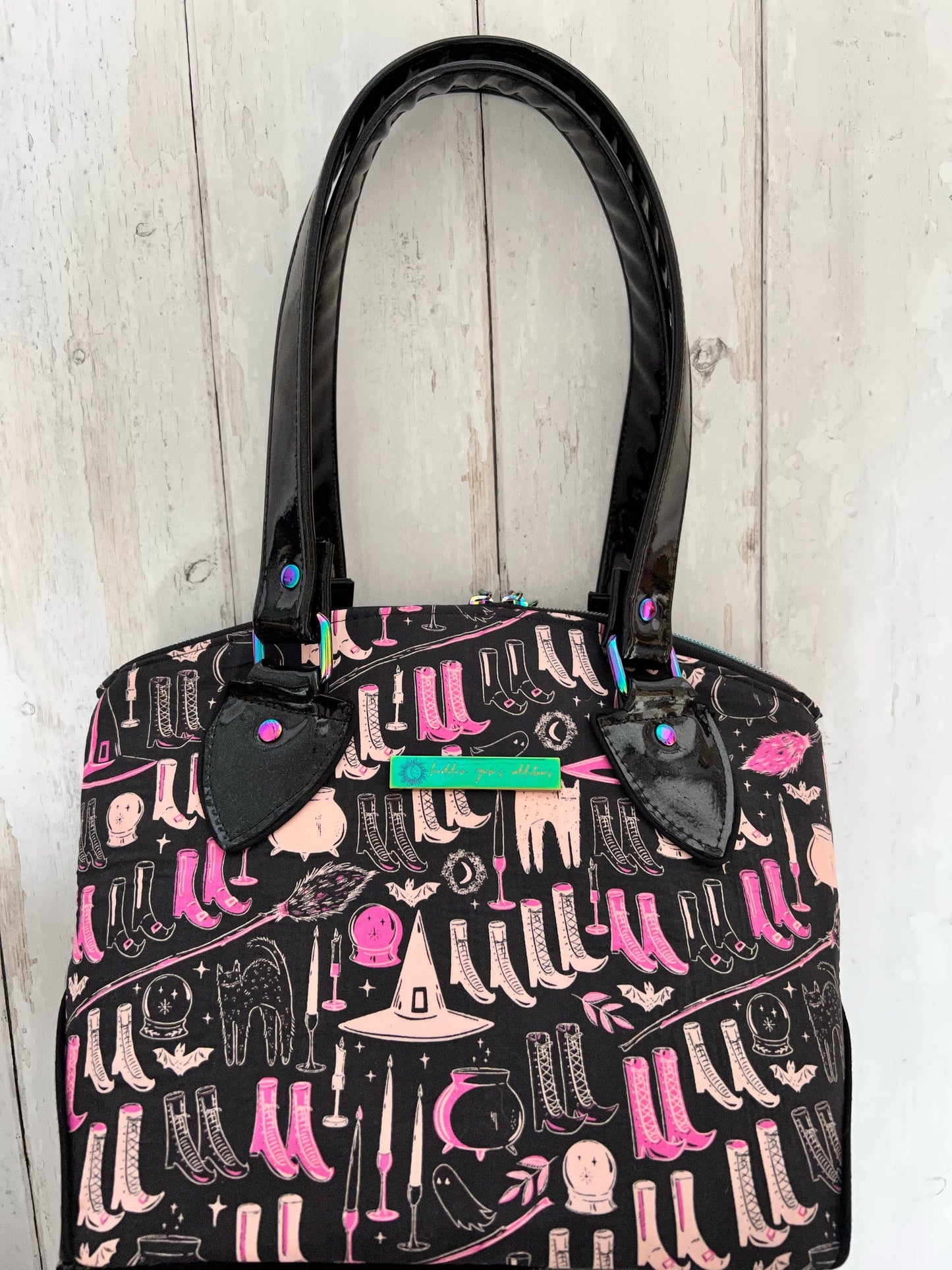 Witchy Handbag, gift for witches, emo bag, goth girl gifts, teen girl gift, goth bag, halloween bag, vegan bag, Halloween gift, Samhain gift