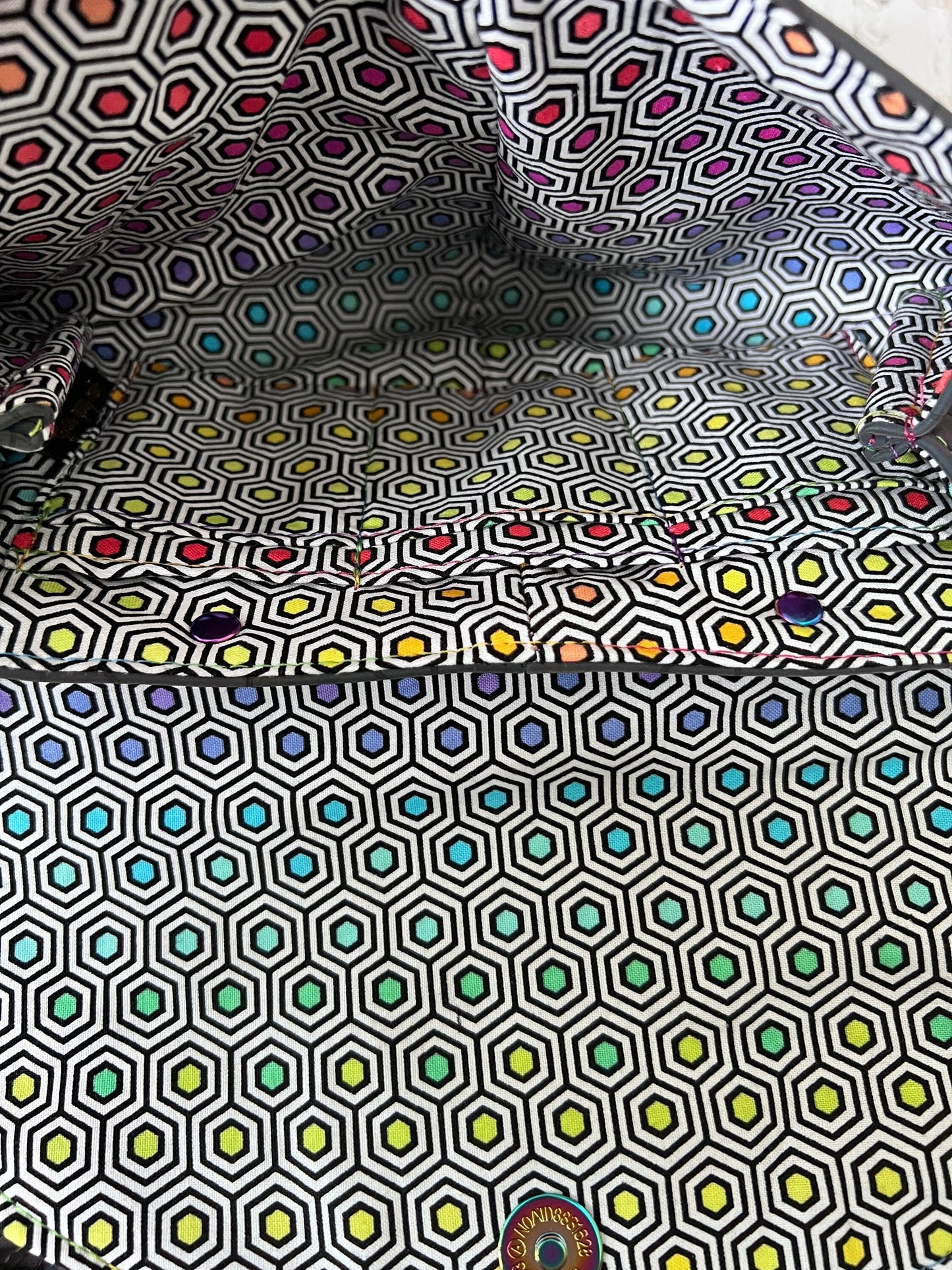 Crossbody handbag, punk bag, vegan handbag, gift for daughter, teen girl gift, gift for goth, emo style handbag, small crossbody