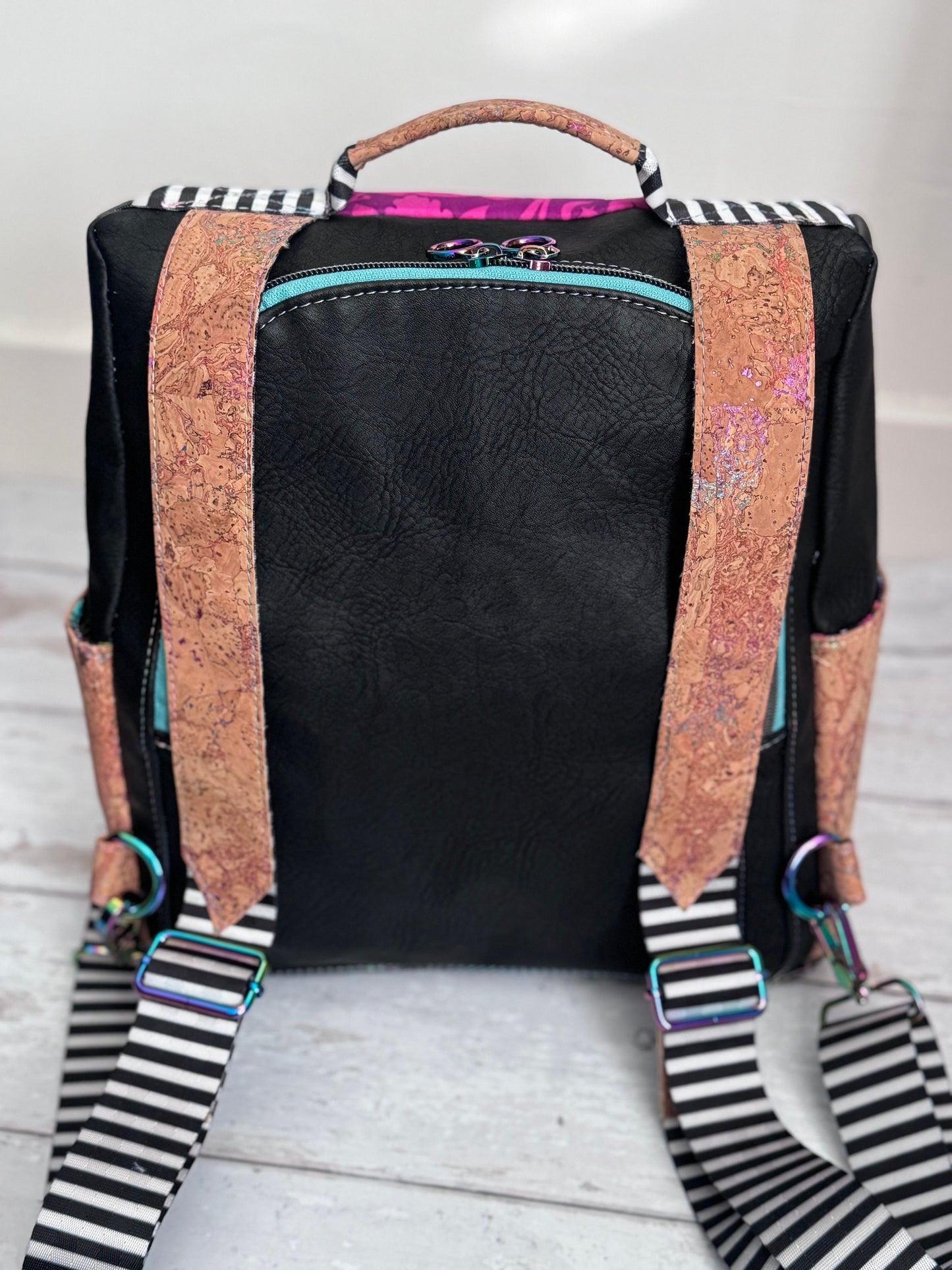 Witchy bag, gift for witches, emo bag, goth girl gifts, teen girl gift, goth bag, antitheft backpack, vegan bag, Yule gift, punk girl gift