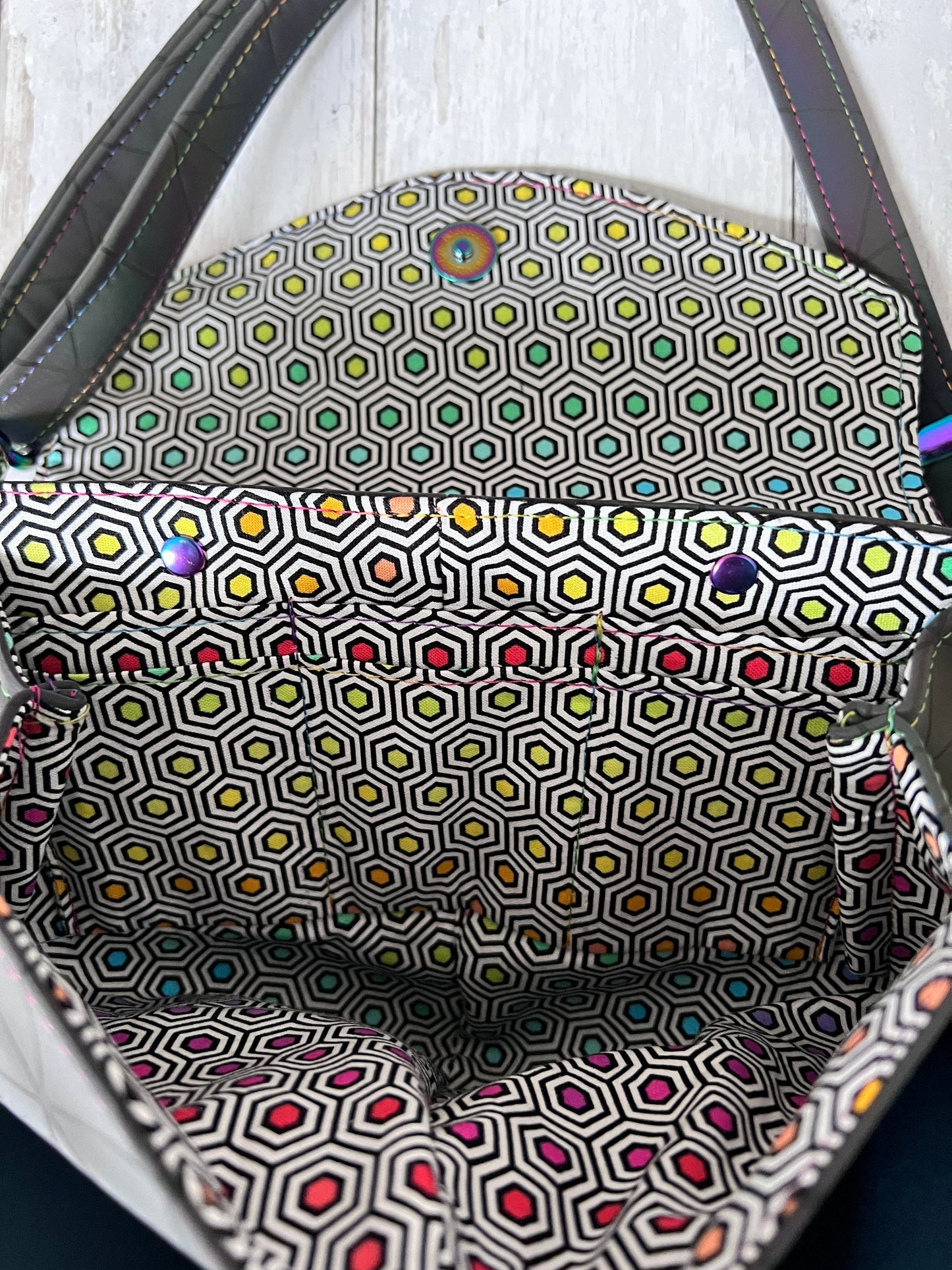 Crossbody handbag, punk bag, vegan handbag, gift for daughter, teen girl gift, gift for goth, emo style handbag, small crossbody