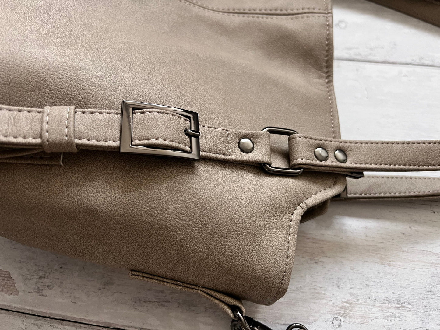 Vegan Leather Bag, Slouchy Bag, Tote bag with pockets, bag with strap, new job gift, Work Bag, Minimalist bag, laptop bag, office bag women