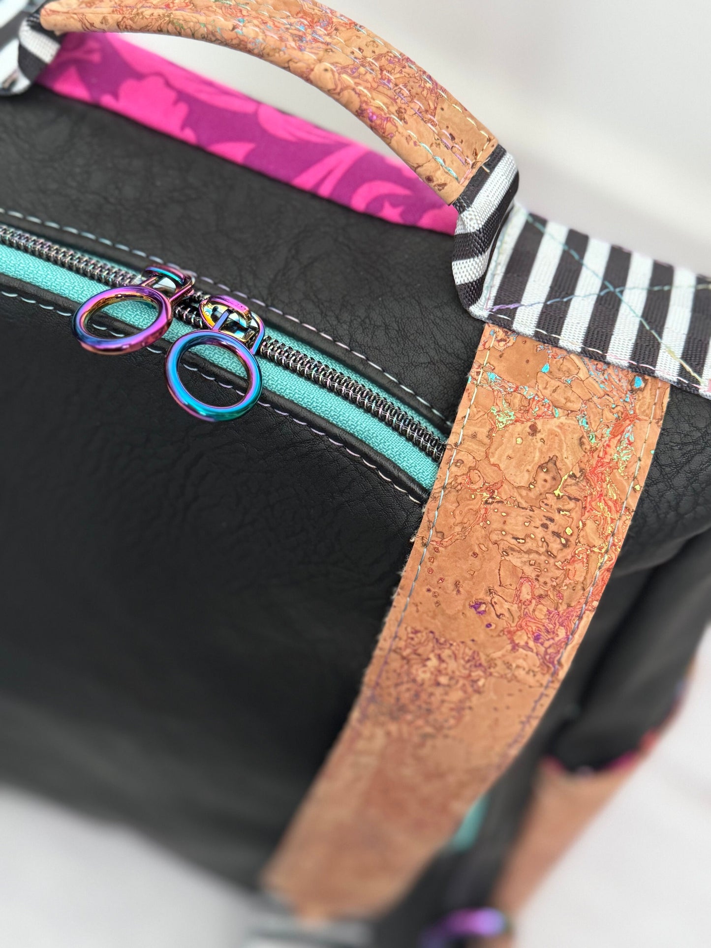 Witchy bag, gift for witches, emo bag, goth girl gifts, teen girl gift, goth bag, antitheft backpack, vegan bag, Yule gift, punk girl gift