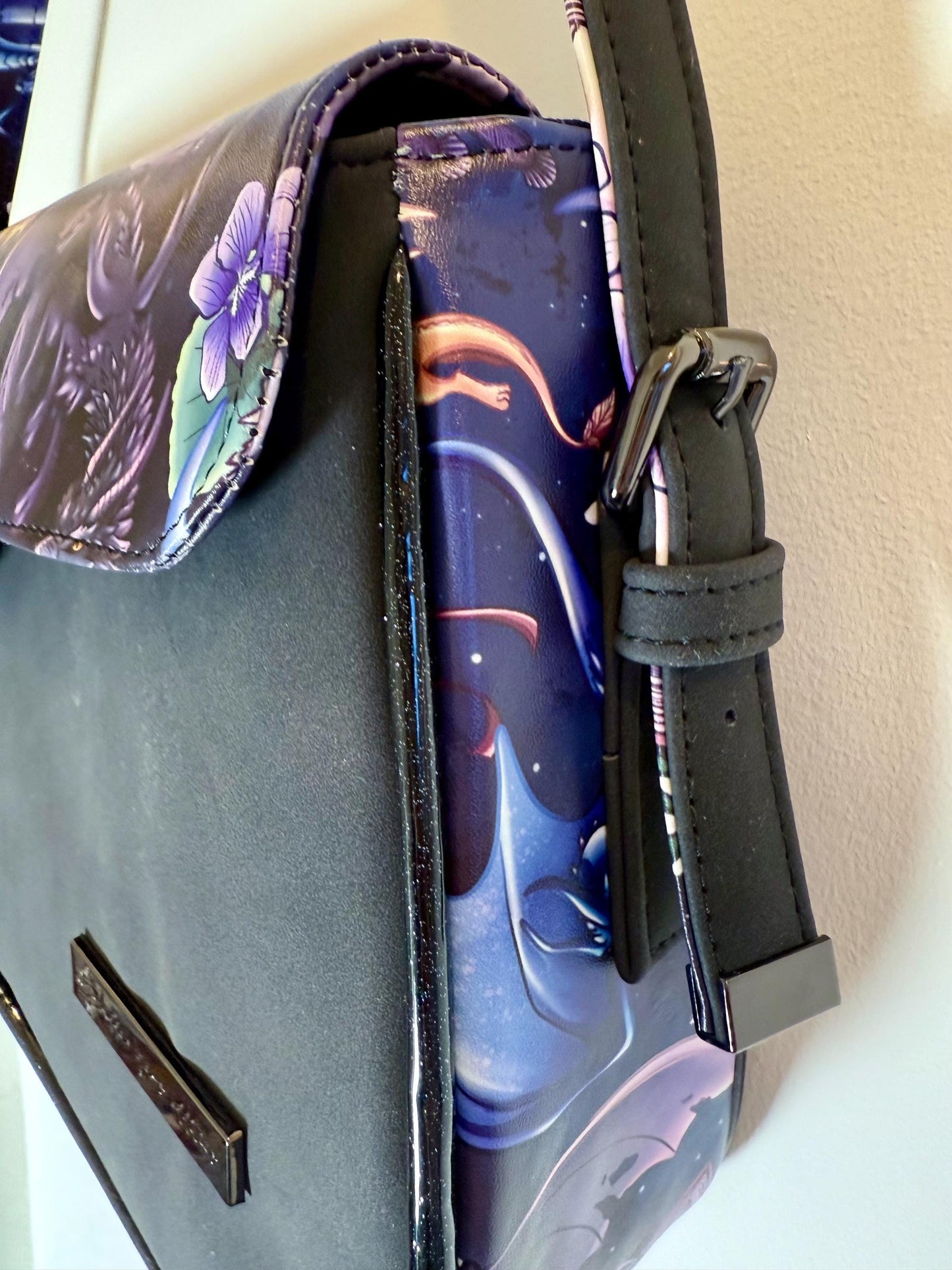 Fourth Wing Bag, Fourth Wing Crossbody Bag, Dragon Bag, Booktok merch, book lover gifts, smut merch, black shoulder bag, medium shoulder bag