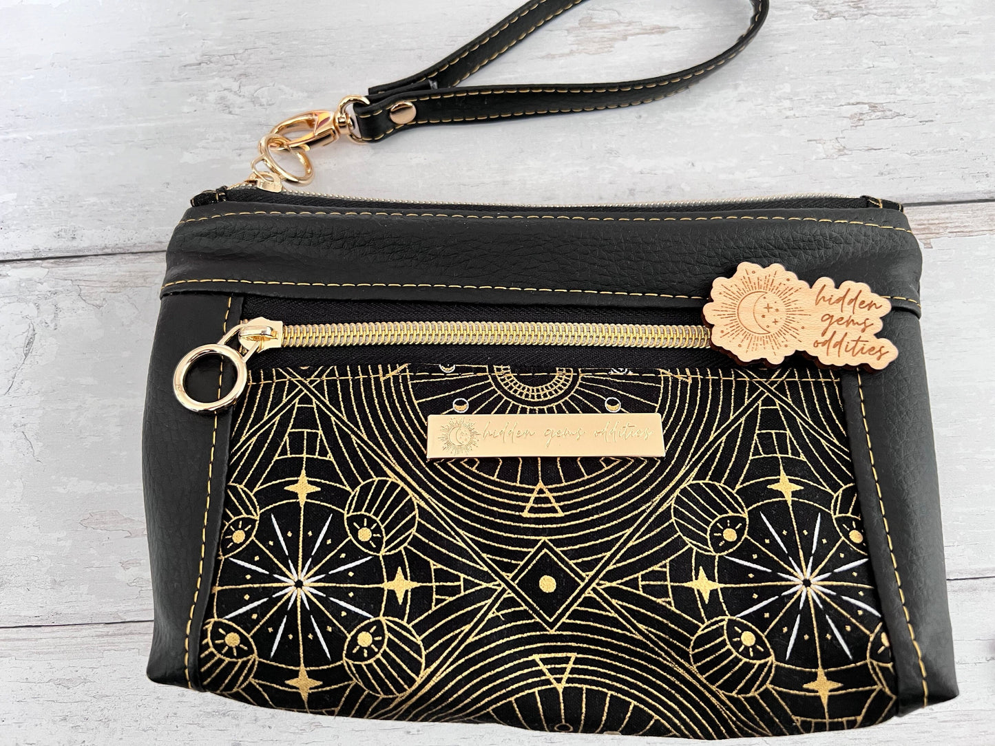 Make up Bag, Pencil Case, Toiletry Holder, Cosmetics Zip Pouch, Wristlet, Gifts for Vegans, Gift for witches, Back to school, bullet journal