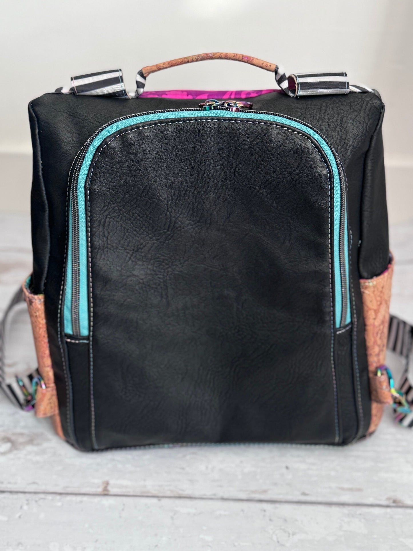 Witchy bag, gift for witches, emo bag, goth girl gifts, teen girl gift, goth bag, antitheft backpack, vegan bag, Yule gift, punk girl gift