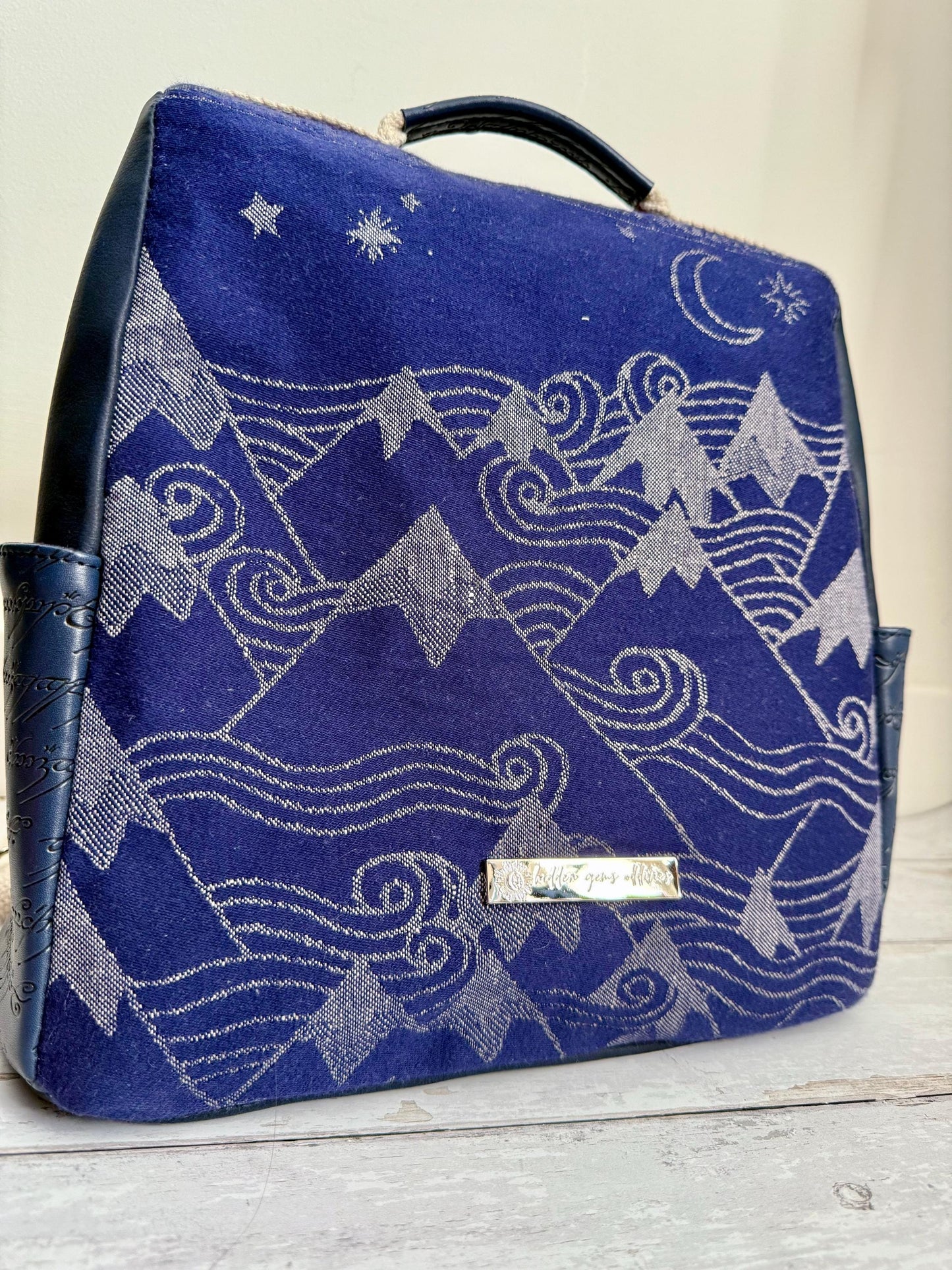 Wrap scrap bag, antitheft backpack, lotr gift, hobbitcore gift, vegan backpack, fantasy lover gift, gift for geeky girlfriend, wrap bag