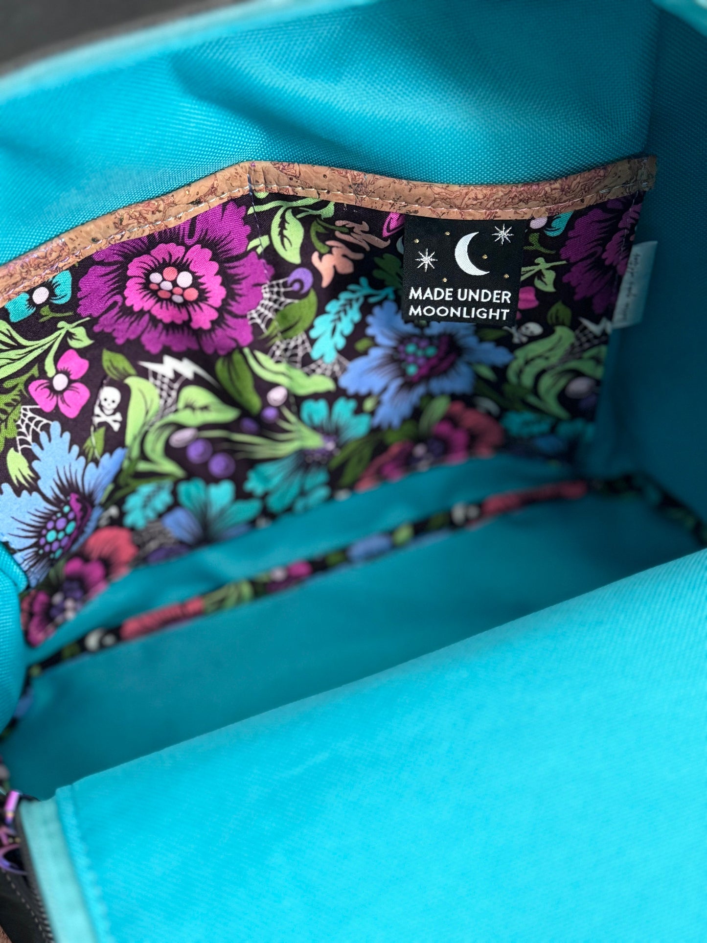 Witchy bag, gift for witches, emo bag, goth girl gifts, teen girl gift, goth bag, antitheft backpack, vegan bag, Yule gift, punk girl gift