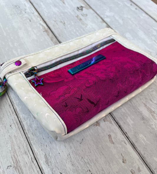 Tula Pink Daydreamer Make up Bag, Pencil Case, Toiletry Bag, gift for teen, witchy gift, Cosmetics Zip Pouch, bujo gift