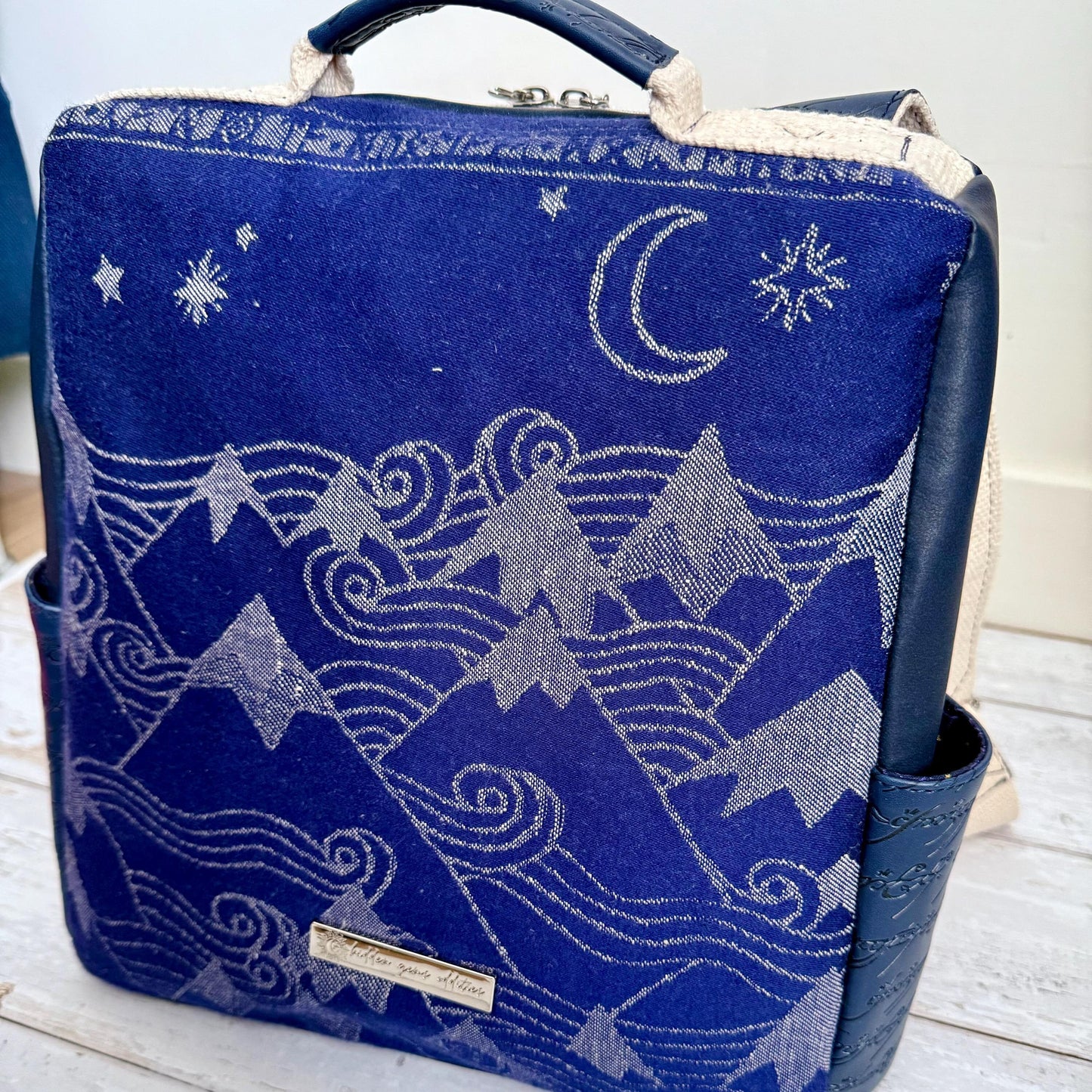 Wrap scrap bag, antitheft backpack, lotr gift, hobbitcore gift, vegan backpack, fantasy lover gift, gift for geeky girlfriend, wrap bag