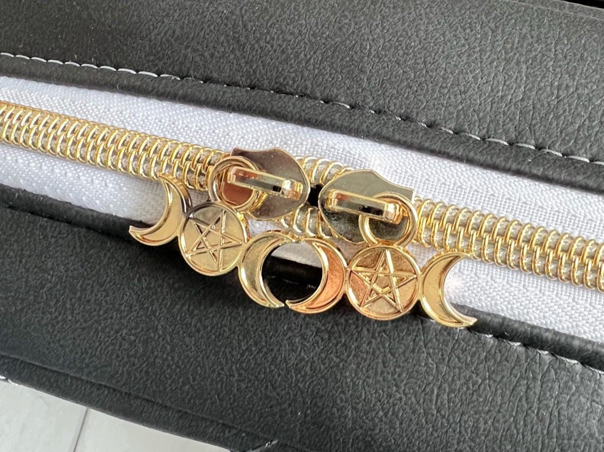 Witchy gift, moon phases bag, moon bag, celestial bag, bag for witch, Samhain gift, night sky bag, rectangle handbag, crossbody bag