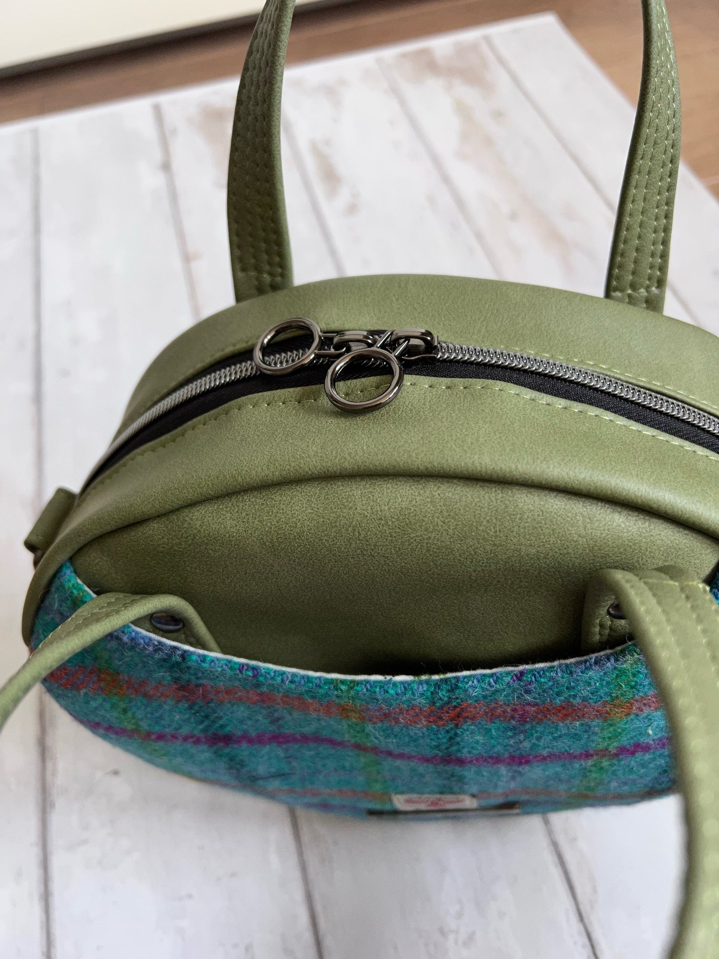 Harris Tweed Bag, Scottish Gifts, Circle Bag, Outlander Gifts, Tartan handbag, crossbody bag womens, handbag women, Scottish gift