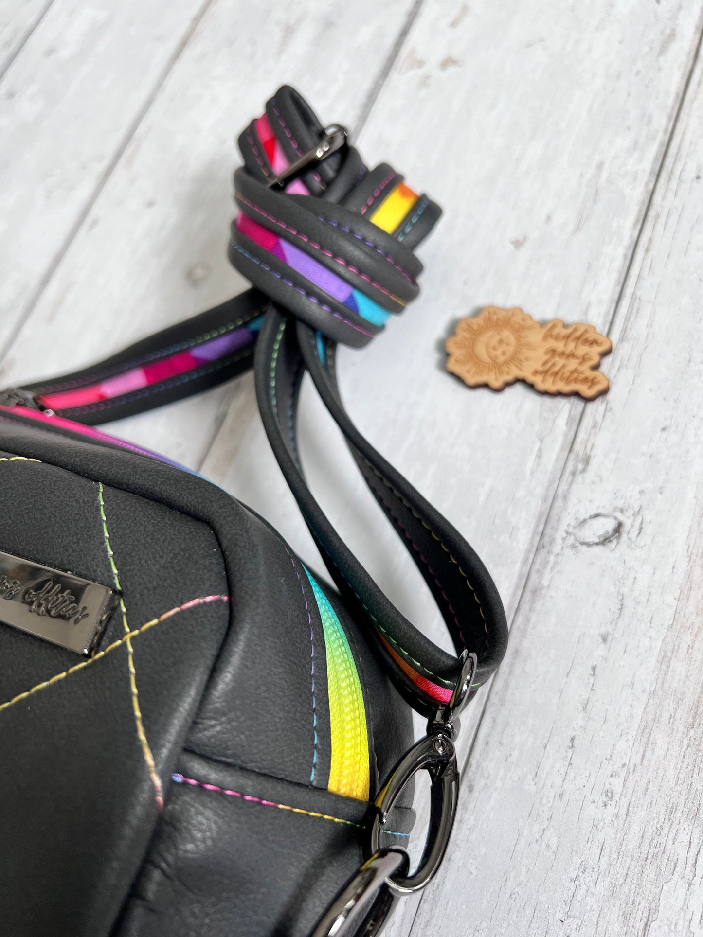 Elephant gifts, elephant bag, colourful handbag, rainbow handbag, quilted handbag, crossbody bag, crossbody bag women, rectangle bag