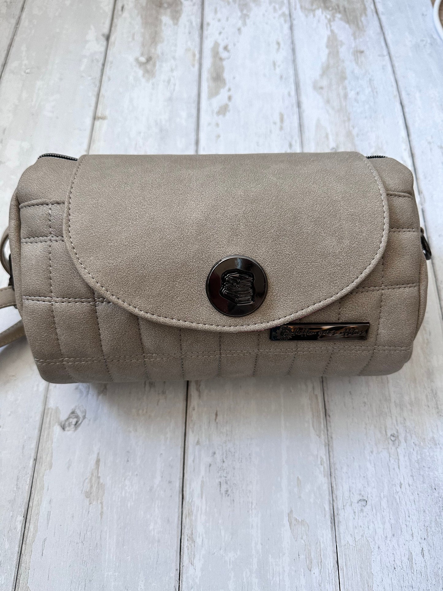 Quilted handbag, barrel bag, gift for reader, bookish gift, crossbody bag, vegan handbag, gift for teen bookworm, medium crossbody